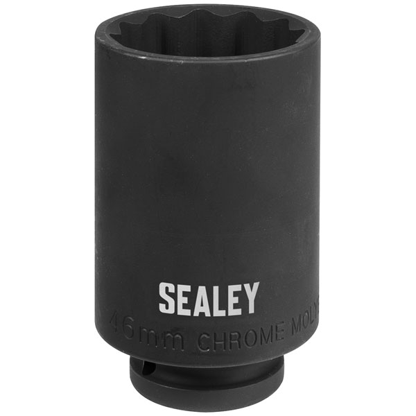 Sealey SX046 1/2"Sq Drive 46mm 12-Point Impact Socket