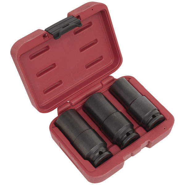 Sealey SX319 Weighted Impact Socket Set 1/2"Sq Drive 3pc