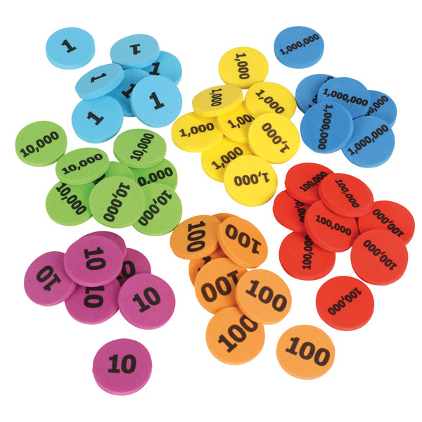 Image of Learning Resources Place Value Disks Set of 280