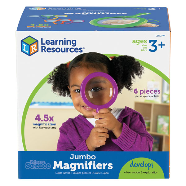  Jumbo Magnifiers - Set Of 6