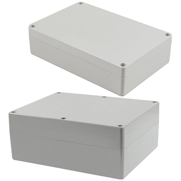 Hammond 1554XAGY Watertight ABS Enclosure 300 x 200 x 120, Grey