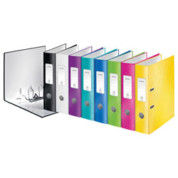 Leitz Lever Arch File 180° WOW A4 80mm Range