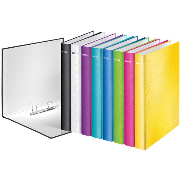  Ring Binder Laminated WOW A4 2 D-Ring 25mm Assorted
