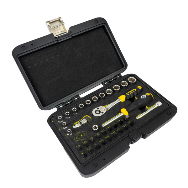  T4660 Socket & Bit Set 1/4", 36 pcs