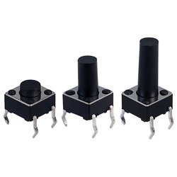 R-TECH	 6 x 6mm Tactile Switches