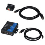 Brainboxes USB-C to Serial  RS232, RS422/485 Converter Adapter Range