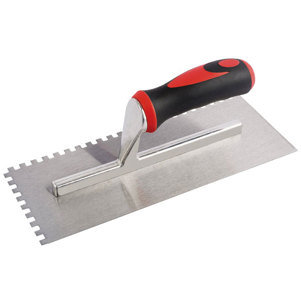 Click to view product details and reviews for Draper Redline 15094 Soft Grip Adhesive Trowel 280mm.