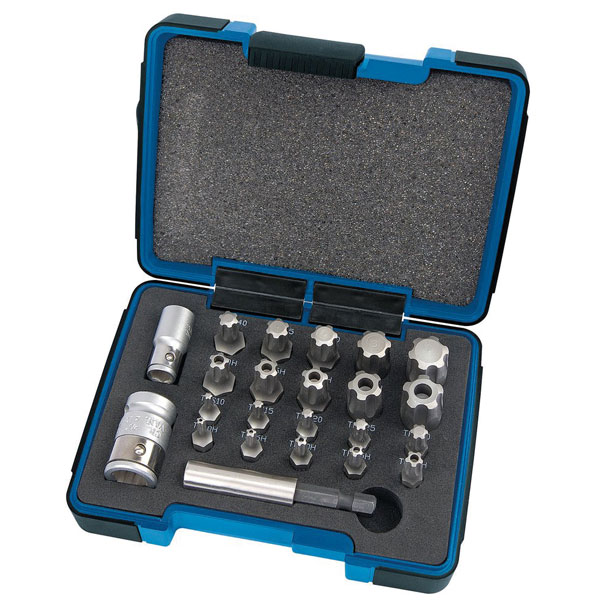 Draper Expert 23241 1/4, 3/8" Sq. Dr. TX-STAR® Plus Bit Set (23 Piece)