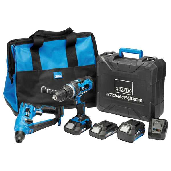 Draper 40429 Storm Force® 20v Cordless Kit 7 Piece