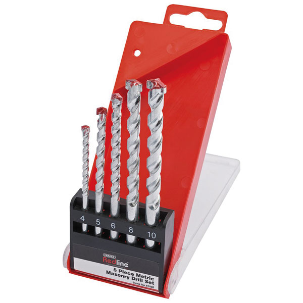 Draper Redline 81005 Metric Masonry Drill Set (5 Piece)