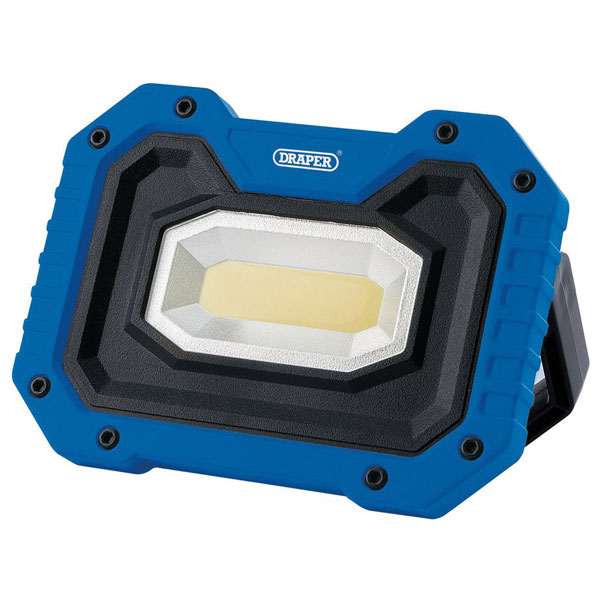 Draper 87836 5W COB LED Work Light - 500 Lm (Blue, 4 x AA Batterie...