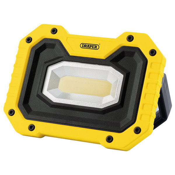 Draper 88008 5W COB LED Work Light - 500 Lm (Yellow, 4x AA Batteri...