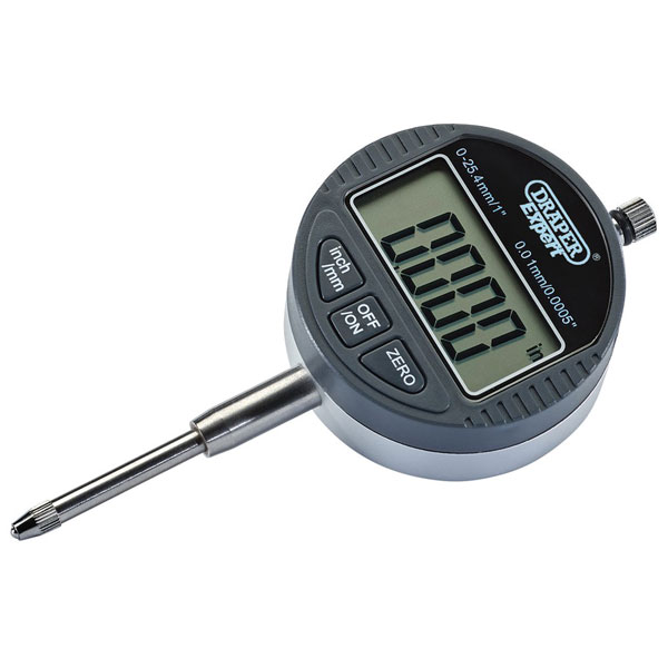 Draper 94255 Dual Reading Digital Dial Test Indicator (0-25mm/0-1")