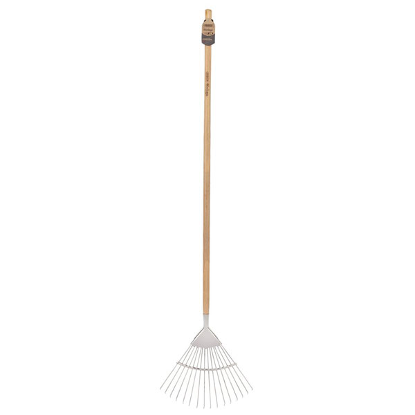 Draper 99020 Heritage Stainless Steel Lawn Rake with Ash Handle