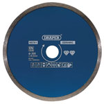 Draper Continuous Diamond Blade Discs for Ceramic and Natural Stone Cutting