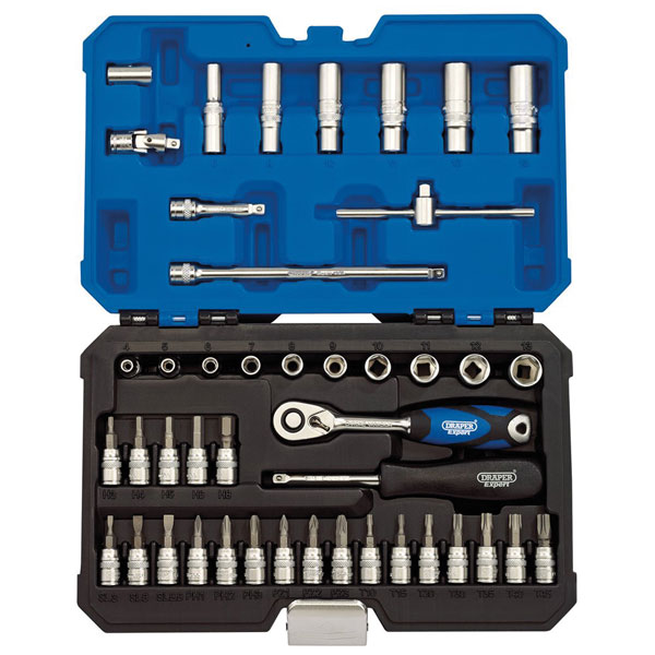  16446 1/4" Sq. Dr. Metric Socket Set (44 Piece)