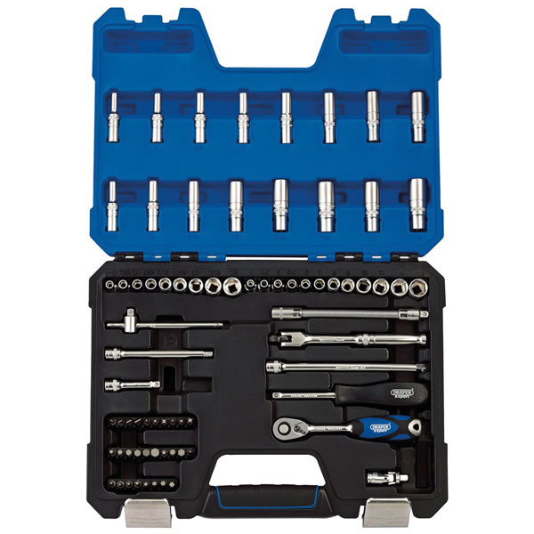  16448 1/4" Sq. Dr. MM/AF Combined Socket Set (75 Piece)