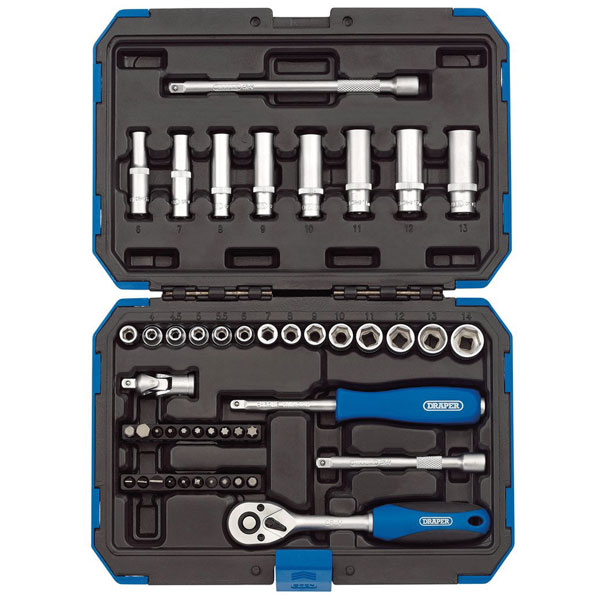  16355 1/4" Sq. Dr. Metric Socket Set (47 Piece)