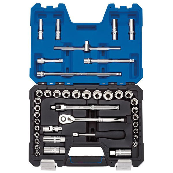  16465 3/8" Sq. Dr. Combined MM/AF Socket Set (41 Piece)