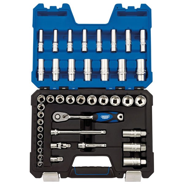 Draper Expert 16451 3/8" Sq. Dr. Metric Socket Set (42 Piece)