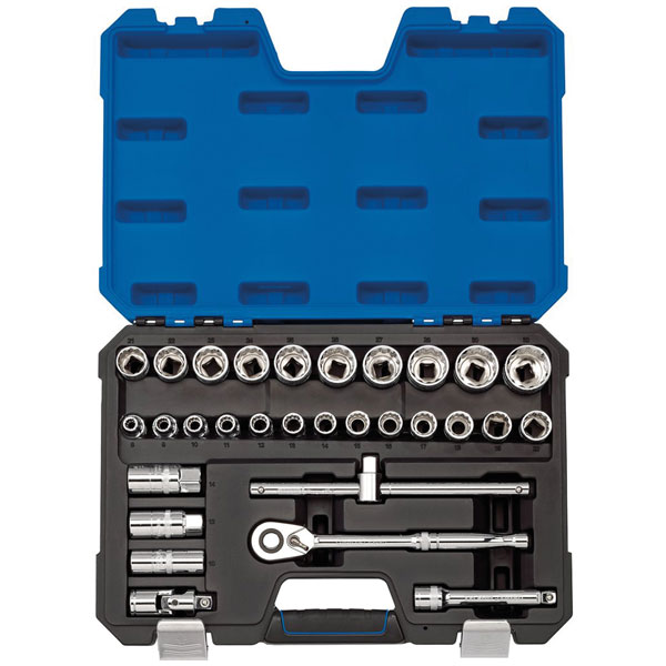  16466 1/2" Sq. Dr. Metric Socket Set (30 Piece)