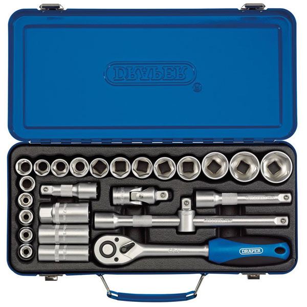  16368 1/2" Sq. Dr. Metric Socket Set (26 Piece)