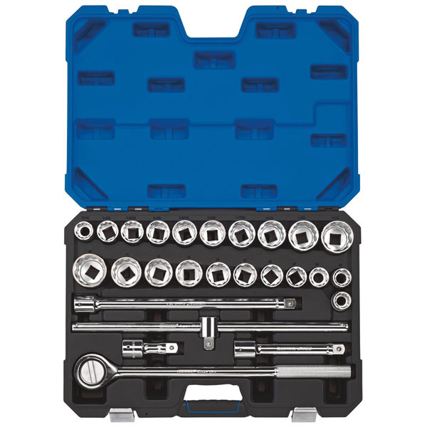 Draper Expert 16484 3/4" Sq. Dr. Combined MM/AF Socket Set (26 Piece)