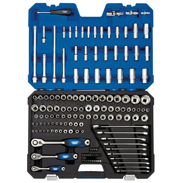 Draper Expert 16460 1/4", 3/8" and 1/2" Sq. Dr. Tool Kit (150 Piece)