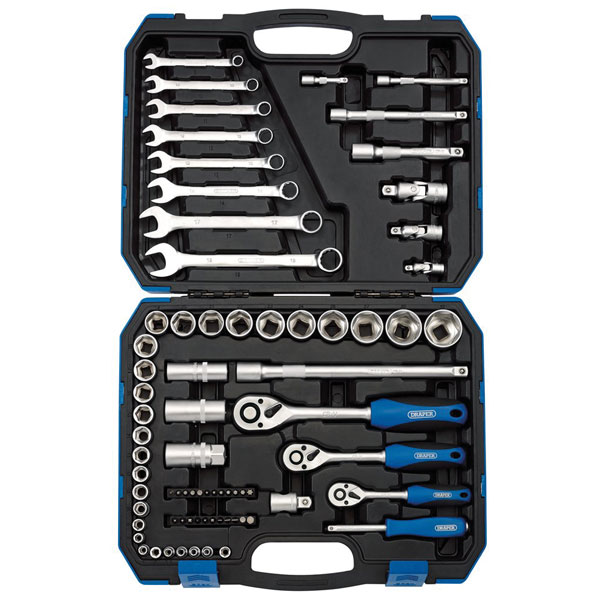  16364 1/4", 3/8" and 1/2" Sq. Dr. Metric Tool Kit (75 Piece)