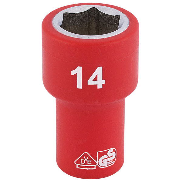 Draper Expert 31164 1/4" Sq. Dr. Fully Insulated VDE Socket (5mm)