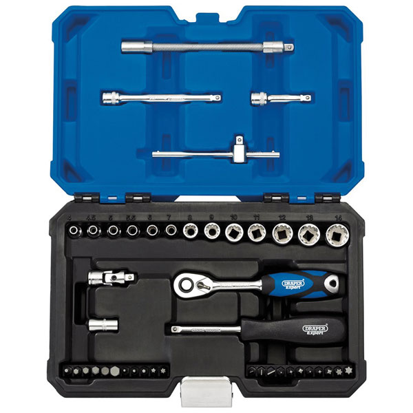  16479 1/4" Sq. Dr. Metric Multi-Drive® Socket Set (43 Piece)