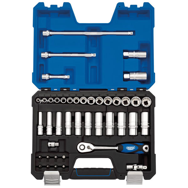 Draper Expert 16480 3/8" Sq. Dr. Metric Socket Set (42 Piece)