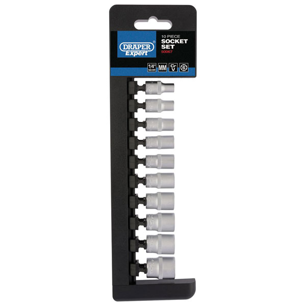  50067 1/4" Sq. Dr. Metric Socket Set (10 Piece)
