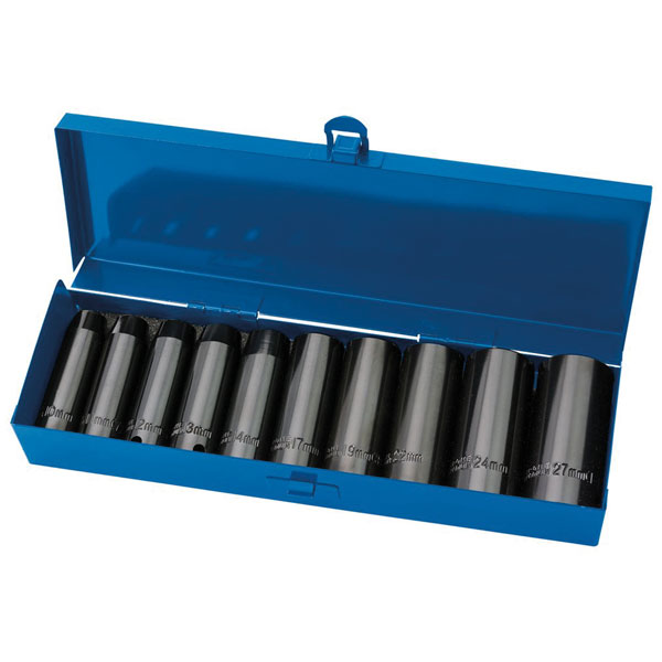 Draper Expert 38369 1/2" Sq. Dr. HI-TORQ® Metric Deep Impact Socke...