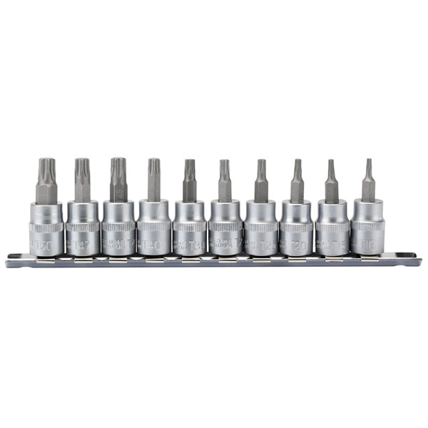 Draper Expert 16339 3/8" Sq. Dr. TX-STAR® Plus Socket Bit Set (10 ...