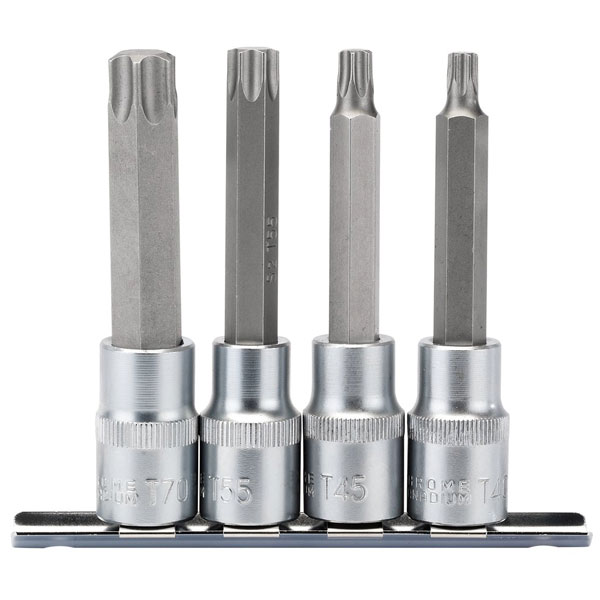 Draper Expert 16331 1/2" Sq. Dr. TX-STAR® Socket Bit Set (4 Piece)