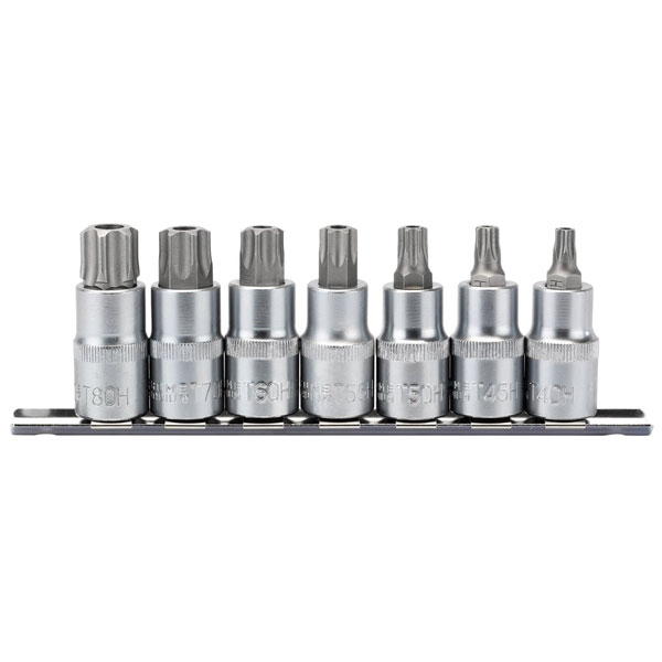  16334 1/2" Sq. Dr. TX-STAR® Security Socket Bit Set (7 Piece)