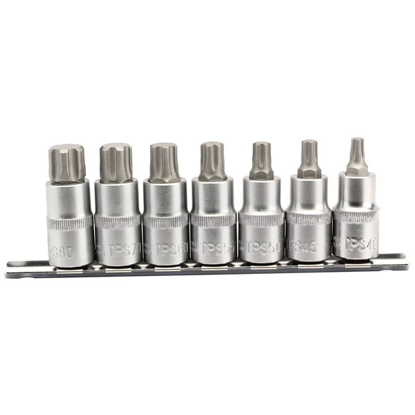 Draper Expert 16341 1/2" Sq. Dr. TX-STAR® Plus Socket Bit Set (7 P...