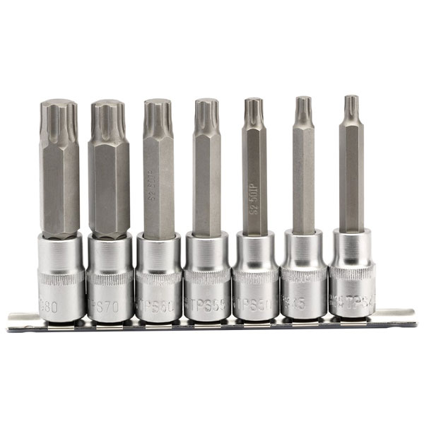 Draper Expert 16342 1/2" Sq. Dr. TX-STAR® Plus Socket Bit Set (7 P...