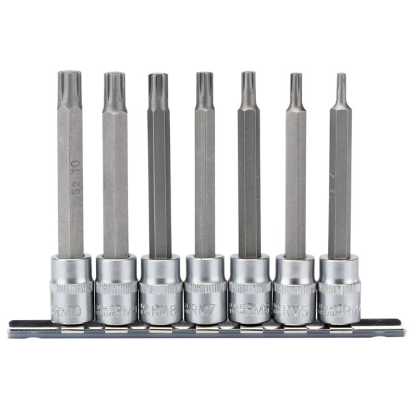  16344 3/8" Sq. Dr. Ribe® Socket Bit Set (7 Piece)