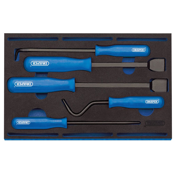 Draper 63497 Scraper and Remover Set in 1/4 Drawer EVA Insert Tray...