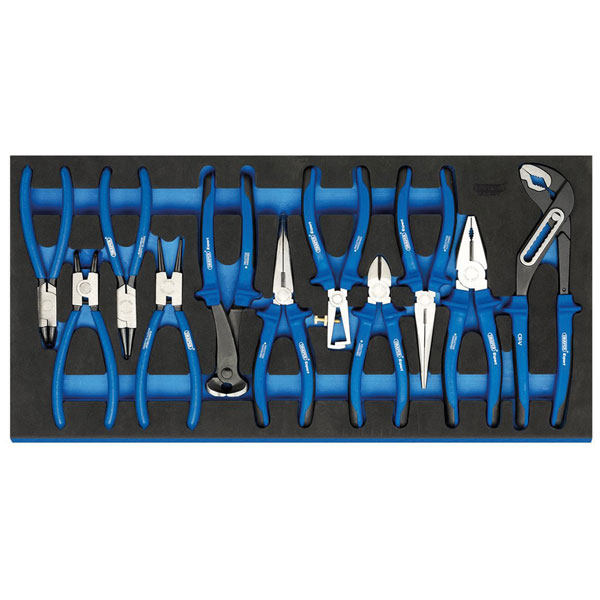  63268 Heavy Duty Plier Set in Full Drawer EVA Insert Tray (11 Pc)