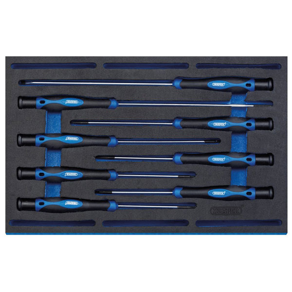  63399 Extra Long Precision Screwdriver Set 1/4 Drawer EVA Insert Tray 8Pc