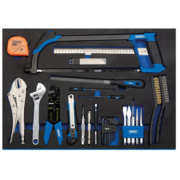 Click to view product details and reviews for Draper 63547 Tool Kit In Full Plus Drawer Eva Insert Tray 36 Piece.