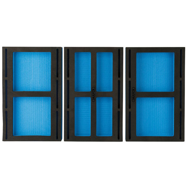 Draper 75047 1/4 Drawer EVA Insert Infill Tray (3 Piece)