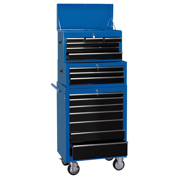  11541 26" Combination Roller Cabinet and Tool Chest (16 Drawer)