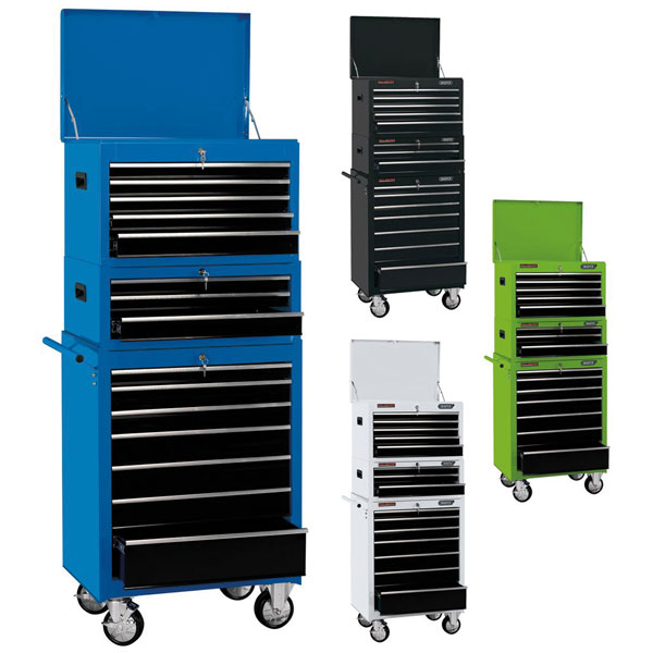  04593 26" Combination Roller Cabinet and Tool Chest (15 Drawers)