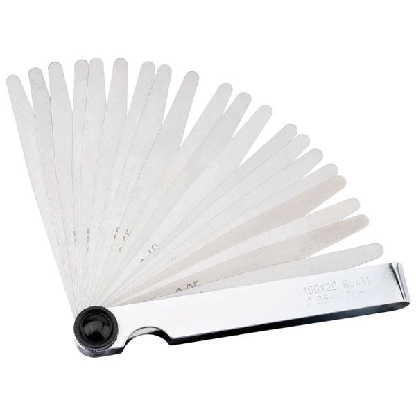 Draper 51701 20 Blade Metric Feeler Gauge Set