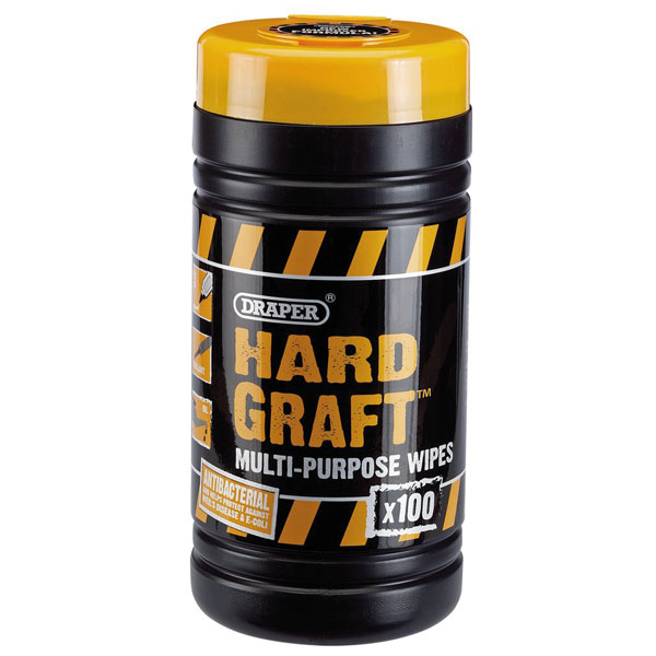  84711 Hard Graft' Wipes (Tub of 100)