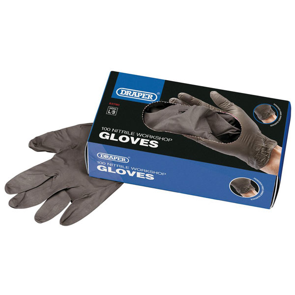  63760 Workshop Nitrile Gloves (Box of 100)
